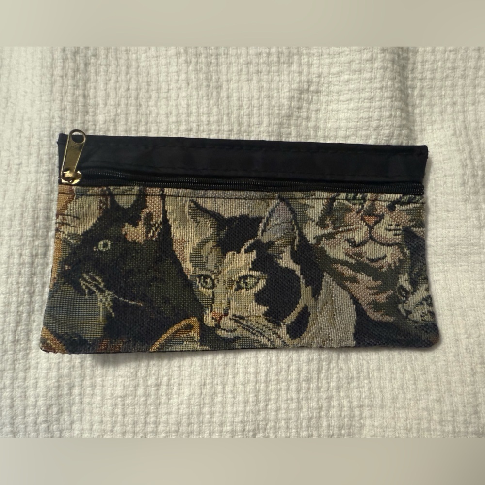 Cat Tapestry Zipper Pouch